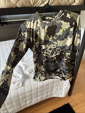 Killik Camo Performance Long Sleeve - Olive, Black, Gray